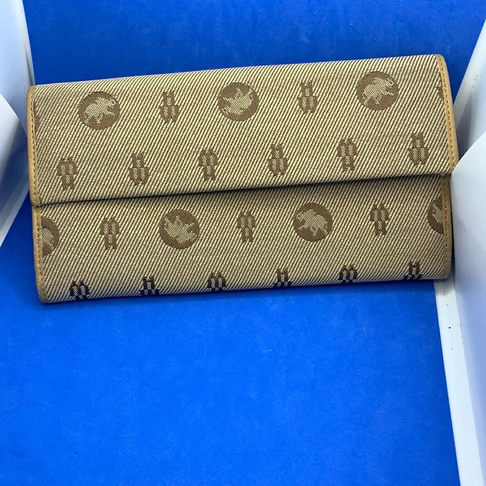Hunting World rugged nylon & soft leather card holder wallet